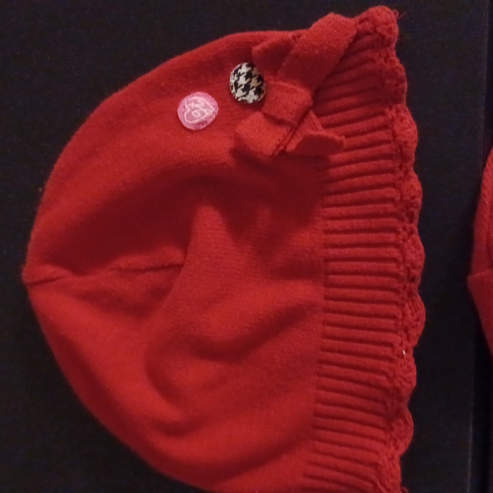 4/$20 Two red hats Size 12-24M
